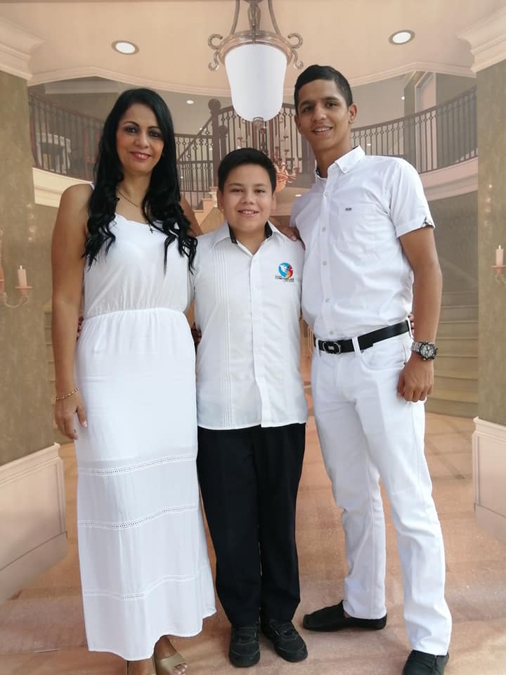 Pilar Perdomo García, Juan Nicolás Rubiano Perdomo y Daniel Rubiano.